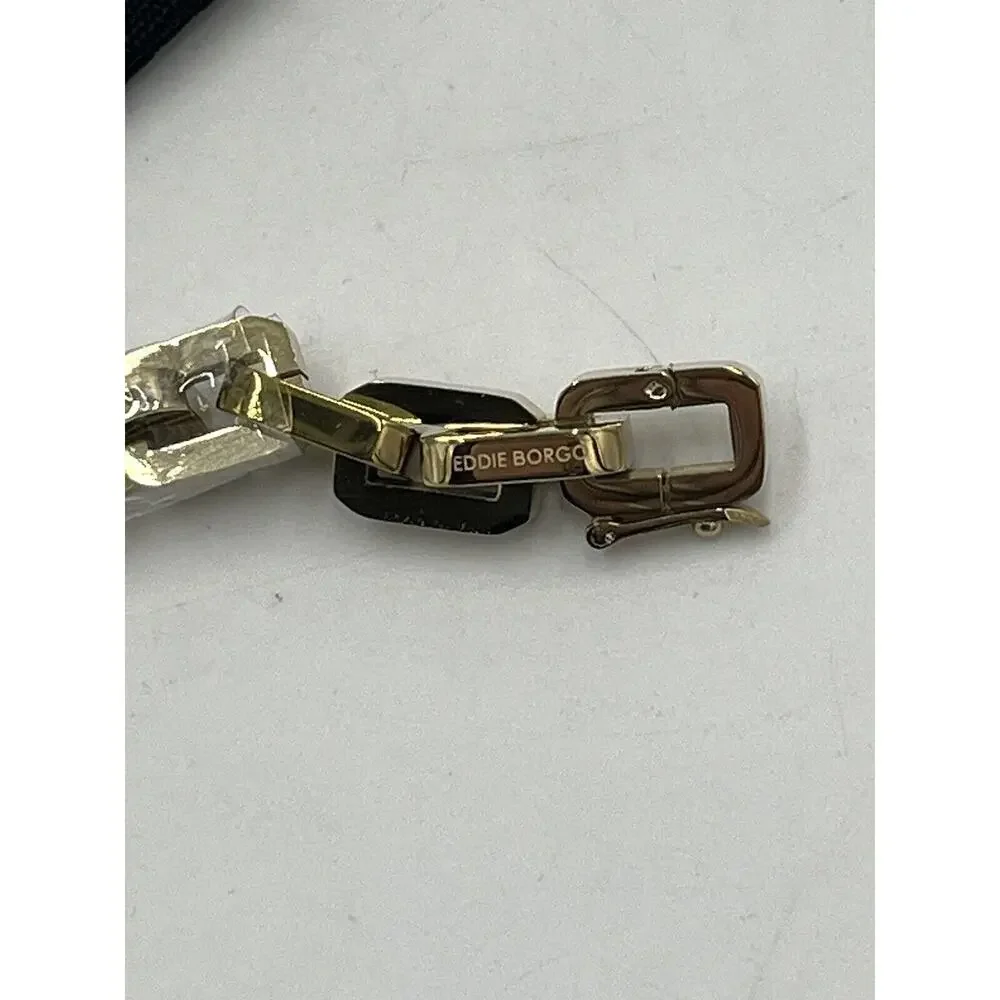Eddie Borgo 12K Gold Plated Supra Link Polished Collar Chain‎ Necklace New